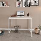 Escrivaninha Mesa Escritório Estilo Active 90cm Industrial Yescasa Branco