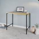Escrivaninha Mesa Escritório Estilo Active 90cm Industrial Yescasa Lâmina Mel