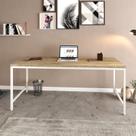 Escrivaninha Mesa Escritório Estilo Diretor Active 180cm Industrial Yescasa Escrivaninha Mesa Escritório Estilo Diretor Active 180cm Industrial Yescasa