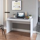Escrivaninha Mesa Escritório Mesa Gamer B23 120cm Branca Escrivaninha Mesa Escritório Mesa Gamer B23 120cm Branca
