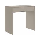 Escrivaninha Mesa Escritório Office Infinity 1 Gaveta 80cm Níquel
