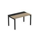 Escrivaninha Mesa Escritório Plataforma para 1 Pessoa com Caixa de Tomada PSC 110cm Industrial Noce Naturalle E Preto Escrivaninha Mesa Escritório Plataforma para 1 Pessoa com Caixa de Tomada PSC 110cm Industrial Noce Naturalle E Preto