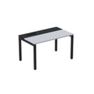 Escrivaninha Mesa Escritório Plataforma para 1 Pessoa com Caixa de Tomada PSC 130cm Industrial Cinza E Preto Escrivaninha Mesa Escritório Plataforma para 1 Pessoa com Caixa de Tomada PSC 130cm Industrial Cinza E Preto