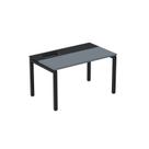 Escrivaninha Mesa Escritório Plataforma para 1 Pessoa com Caixa de Tomada PSC 130cm Industrial Grafito E Preto Escrivaninha Mesa Escritório Plataforma para 1 Pessoa com Caixa de Tomada PSC 130cm Industrial Grafito E Preto