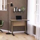 Escrivaninha Mesa Escritório Secretária Maxxi 92cm Preto E Noce Naturalle Escrivaninha Mesa Escritório Secretária Maxxi 92cm Preto E Noce Naturalle