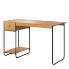 Escrivaninha Mesa Escritório Trabalho Home Office Tampo MDF Gaveta Nicho Para CPU