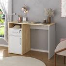 Escrivaninha Mesa Office com Gaveta e Armário Hall