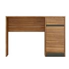 Escrivaninha Mesa p/ Computador Alaska c/ Gaveta Amendola/ Grafito Home Office Escritório - Bela Móveis