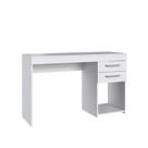 Escrivaninha Mesa para Computador com 2 Gavetas MT102 Office Branco Decibal