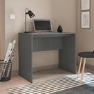Escrivaninha Mesa Para Computador Escritório Home Office 90 Cm Cubic Cinza Quarto