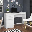 Escrivaninha Mesa Para Computador New Star Branco Home Office Escritório - Mercado dos Móveis