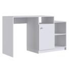 Escrivaninha Multiuso 01Porta 03Nichos 135cm Branco PRODDY