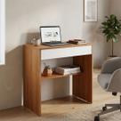 Escrivaninha Multiuso com Gaveta para Estudos E Trabalho Home Office com Prateleira Organizadora Compacta