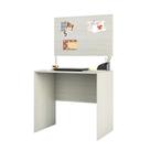 Escrivaninha Multiuso Compacta com Painel 80cm Prime Luciane Móveis
