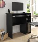 Escrivaninha Office Mesa De Computador Com Gaveta Suporte De Teclado E Nichos Viena Preto