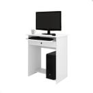 Escrivaninha Office Mesa De Computador Com Suporte De Teclado E Gaveta Pratica