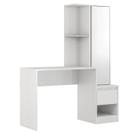 Escrivaninha Office Morada com Armário 1 Porta e 1 Gaveta Branco - Demóbile