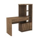 Escrivaninha Para Computador Com Armario ME4143 Nogal Tecno Mobili