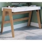 Escrivaninha Para Escritorio 26105 Linha Trend Hanover Off White Artesano