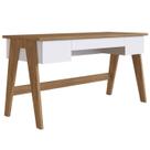 Escrivaninha Para Escritorio 26106 Linha Trend Hanover Off White Artesano