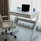 Escrivaninha para Escritório com Luz Azul Neon 1 Gaveta 73cm Branco
