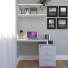 Escrivaninha para Escritório e Home Office com 4 Gavetas
