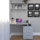 Escrivaninha para Escritório e Home Office com 4 Gavetas