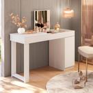 Escrivaninha Penteadeira Amour Branco Fosco