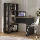Escrivaninha Retangular Madeira Preto 120x63cm - Berlim Colorido