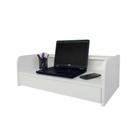 Escrivaninha Suspensa Bancada Com Gaveta Mesa Notebook Branco Escrivaninha Suspensa Bancada Com Gaveta Mesa Notebook Branco