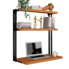 Escrivaninha Suspensa Industrial Creta Preto/cina - Moveis Arapongas Escrivaninha Suspensa Industrial Creta Preto/cina - Moveis Arapongas