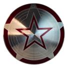 Escudo Colecionável De Parede O Guardião Vermelho Em Metal Escudo Colecionável De Parede O Guardião Vermelho Em Metal