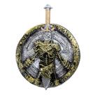 Escudo Com Espada De Plástico Caveira Abrakadabra Fantasias
