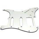 Escudo guitarra ESPELHADO aço escovado stratocaster HSS 1cam