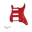 Escudo Protetor De Guitarra Moderno De Alumínio Anodizado Com 11 Furos Phrilam ST/Strat HSS Para EUA Escudo Protetor De Guitarra Moderno De Alumínio Anodizado Com 11 Furos Phrilam ST/Strat HSS Para EUA