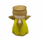 Escultura anjinho rezando 7 cm amarelo em resina - Proteção Escultura anjinho rezando 7 cm amarelo em resina - Proteção
