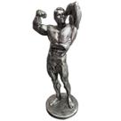 Escultura Arnold Schwarzenegger em Resina Artesanal 28cm