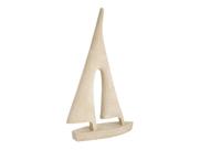 Escultura Barco Decorativo Enfeite Para Sala Ou Recepção Em Poliresina