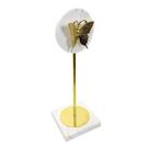 Escultura Borboleta Maior no Suporte Marmore e Metal Luxo Escultura Borboleta Maior no Suporte Marmore e Metal Luxo