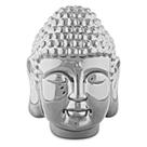 Escultura Buda de Cerâmica - Prata Escultura Buda de Cerâmica - Prata