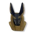 Escultura busto anubis 7 cm em resina