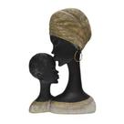 Escultura Cabeça Africana Zuri 33cm Espressione - Expressione