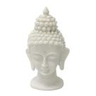 Escultura cabeça de buda em po de marmore 14,5cm Escultura cabeça de buda em po de marmore 14,5cm