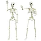 Escultura CAMIRUS, pacote com 2 esqueletos de Halloween posáveis de 91 cm