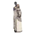 Escultura Casal Africano Luanda 32cm Espressione Escultura Casal Africano Luanda 32cm Espressione