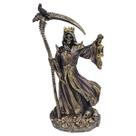 Escultura Ceifador Medieval Viking Colecionador Enfeite Decorativo Geek Em Resina