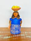 Escultura Cerâmica Boneca Kunã Porã - Arte Indigena