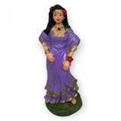 Escultura Cigana Lilas 15 cm em Resina