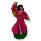 Escultura Cigana Rosa 11 cm em Resina