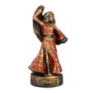 Escultura Cigana Vermelha 10 cm em Resina Vintage